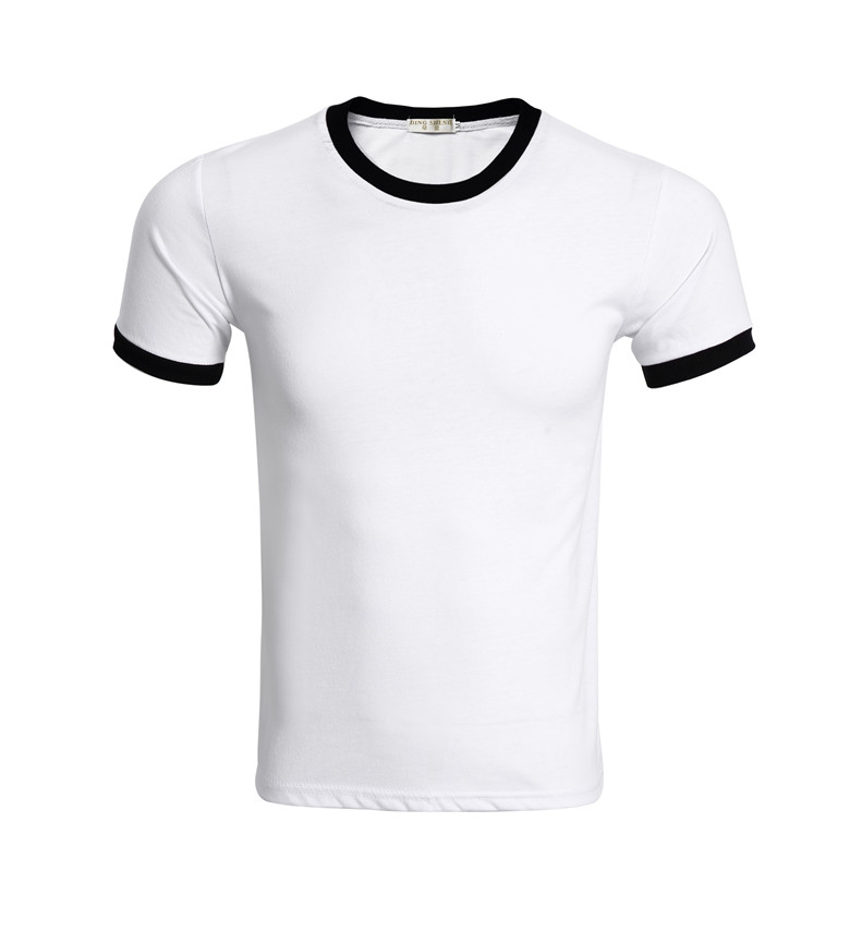 guangzhou factory offer colorfull blank round neck t-shirt with 