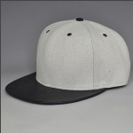black grey blank snapback hat for custom your logo