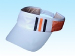 white print logo sun visor cap